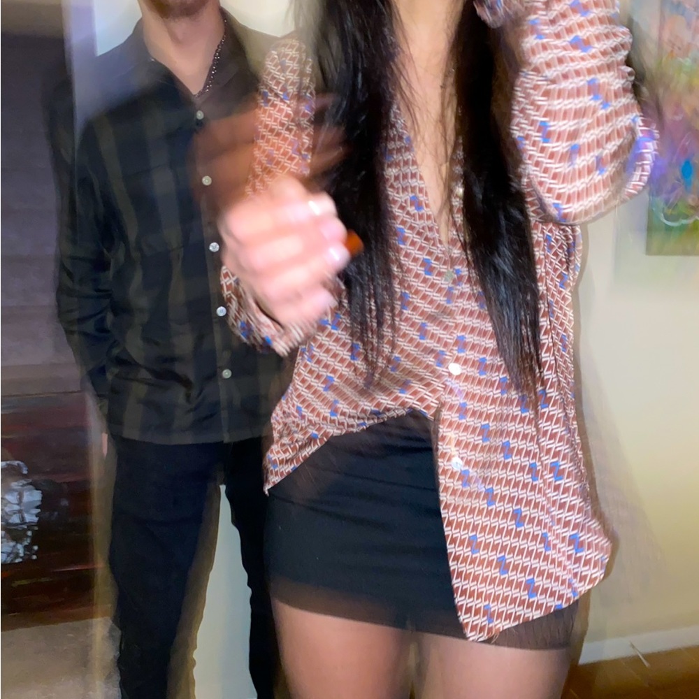 y2k Women’s Satin Button Up